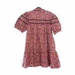 Maeve NWT  Floral Cottage Puff Sleeves Pink Mini Dress Sz L Photo 4