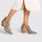 DV by Dolce Vit Dolce Vita Karsen Snake Print Booties Ankle Boots Photo 2