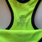 Nike Women's Dri-FIT Black Neon Yellow Sports Bra Size Medium M Photo 2