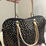 Asia Bellucci Italian Patent Leather Printed Cow Hair, 10”x14” Tote Photo 4