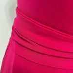 Banana Republic  Hot Pink V-Neck Faux Wrap Midi Dress with Belt Sz XS Women’s Photo 12