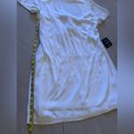 lulus dress small NWT made with love Low Round neck Open Back waistline White Size M Photo 8