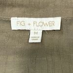 Anthropologie Fig & Flower Tan Floral Boho dress size M Size M Photo 5