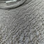 Vince . 100% wool grey striped long sleeve sweater women's medium Photo 3