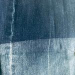 Spanx NEW  Cropped Flare Raw Hem Jeans 2-Toned Medium Dark Wash Minimalist Small Photo 8