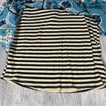 Meadow Rue By Anthropologie Blue Black White Stripes Blouse Top; XS Women’s Photo 4