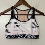 Lululemon  Sweaty Or Not Sports Bra Size 6 Black & White Print Photo 0