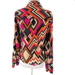 Vilagallo Kora Bonn geometric print top sz 38 Pink Photo 1