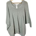 CAbi Gray Ribbed Watson Dolman Sleeve Pullover Top S #5451 Photo 0