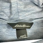 Eddie Bauer Train Ascent Blue Heather Scrunch Neck Athletic Top Women's Size L Photo 5