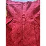 Ark & CO Red Dress White Embroidered Size‎ Small Mini Zipper Formal Party Women Photo 7