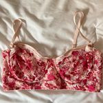 Jessica Simpson Pink Floral Bra Photo 0