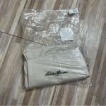 ZARA Eddie Bauer NWT Women's Bremerton Fit Light Khaki Stretch Pants Side Zip Size 14 Photo 7