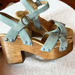 Sam Edelman Women's Josefine Sky Blue Platform Wedge Sandals Size 7.5 Photo 4