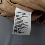 American Eagle  Y2K Skirt Buttons Belted Linen Blend Cheetah Pull On Brown Size S Photo 7