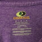 Mossy Oak T Shirt Graphic Tee Short Sleeve Logo Purple Crewneck Womens Medium M Photo 2