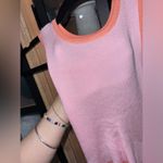 Petal and Pup  Sofi midi dress bodycon ribbed colorblock coral pink slit cutout Photo 4