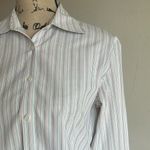Brooks Brothers  Striped Button Down Top Size 8 Photo 5