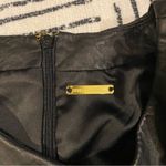 Rebecca Minkoff  Leather Pleated Dress Black 10 Photo 9