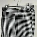Scotch & Soda  Black And White Aloha Hula‎ High Rise Gingham Skinny Leg Pant Photo 3