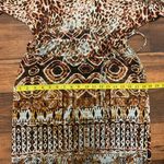 Cato maxi dress size S. Abstract Animal print. Open Sleeve. Rushed Waist Photo 4