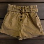 Love Tree  Casual Shorts With Belt Olive Green Women’s Size M Photo 0