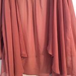 Forever 21 Dark Pink shrug cardigan 3/4 sleeve Small S flowy sheer womens Photo 2