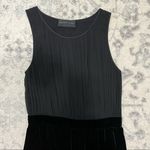 Derek Lam  Black Silk & Velvet Sleeveless Dress 2 Photo 3