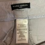 Mario Serrani Gray Cropped Mid Rise Comfort Stretch Slim Straight Pants Size 8 Photo 3