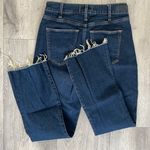 Abercrombie & Fitch high rise ankle flare dark jeans size 25 0 Photo 5