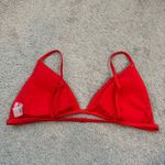 Good American  Always Fits Perfect Fit Bikini Top Bright Poppy Red 4 / XL Photo 5