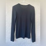 Theory  bundle of 2 long sleeved cotton/rayon blend t-shirts; capsule wardrobe; S Photo 1