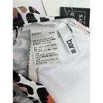 Bar III Leopard Print High Cut Deep V Neck One Piece Swimsuit Black/Tan Size XS Photo 3