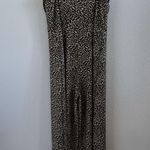 TopShop Love Jumpsuit Cropped with Shoulder Neutral Print US 12 Black Photo 2