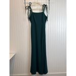 Lulus  Beloved Elegance Emerald Green Tie-Strap Mermaid Maxi Dress Wedding Sz XL Photo 2