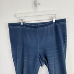 J.Jill  Pure Jill Indigo Ankle Leggings Blue Pull On Dark Wash Stretch Womens XL Photo 1