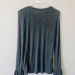 14th & Union bell wrist long sleeve Gray basic tee Photo 2