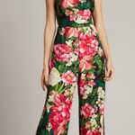 Tadashi Shoji NWT Zora Floral Shoulder Cut-Out Jumpsuit - XS Photo 0