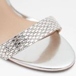 ALDO Prommy silver rhinestone heels Photo 6