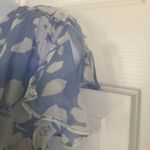 Vintage Motherhood maternity dress (stains) blue floral tie back Size undefined Photo 3