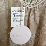 Papinelle Silk and Cotton Cherry Blossom Lace Trim Nightgown and Robe Set Size XS Photo 3