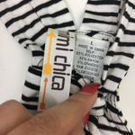 Mimi Chica NWT  striped halter crop top large Photo 4