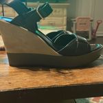 Cole Haan  Wedge Sandals Worn Once! perfect! NikeAir 6.5 6 1/2 Black Photo 5