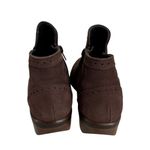 NWOB NOAT Nefasi Coffee Bean Nubuck Brown Leather Oxford Ankle Booties Sz 6 / 37 Photo 3