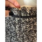 Talbots  Dress Women 6 Black‎ White Tweed Sheath Knee Length Fringe Neck Preppy Photo 8