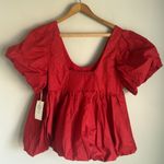 Tuckernuck NEW Rouge Scoop Neck Ariel Blouse by Hyacinth House Large Photo 4