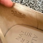 Naturalizer NWOB Warner Square Toe Block Heel Pumps Leather Peach Size 11 Career Photo 4