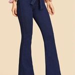 SheIn HIGH WAISTED TIE WAIST FLARE JEANS Photo 2