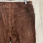 Carlisle Anonymous John  Brown Leather Cropped Flare Pants size 0 with 24” inseam Photo 7