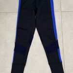 Oysho  fitness XS Black and Blue Athletic Bottoms leggings adjustable waistband Photo 6